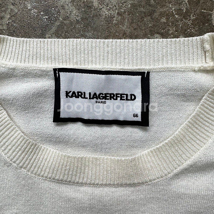 66) 칼라거펠드 니트 스웨터--2