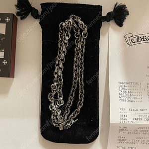 크롬하츠 목걸이 새상품 (페이퍼체인 18인치)