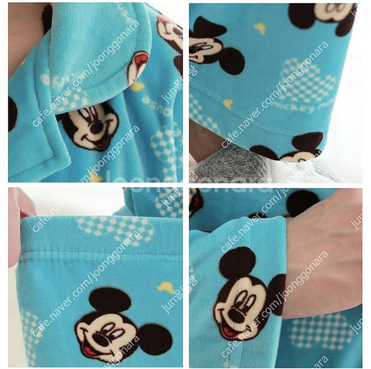 정품 디즈니 최고급 남/여 수면잠옷 여성 울트라 밍크--4