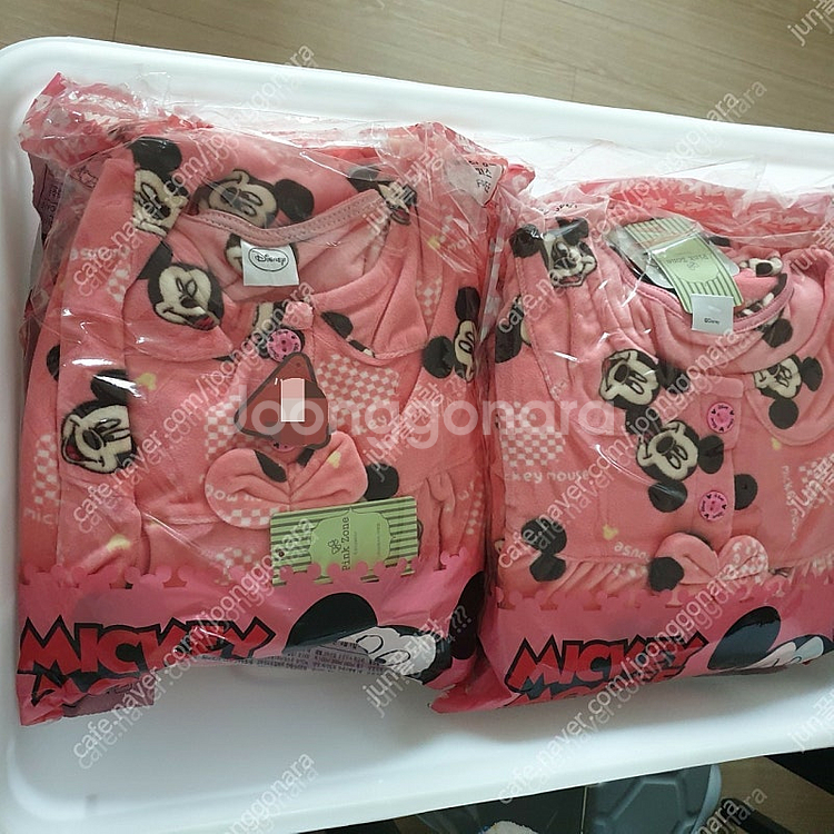 정품 디즈니 최고급 남/여 수면잠옷 여성 울트라 밍크--5