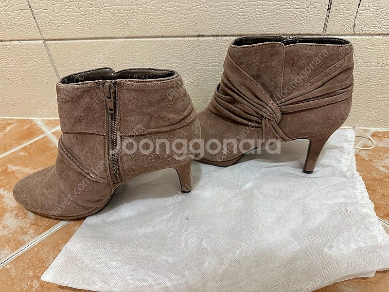 일본 백화점 구매 스웨이드 앵글부츠 240 (245)--2