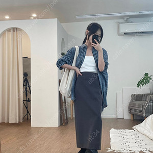 시티브리즈 노리 체크 셔츠 새제품