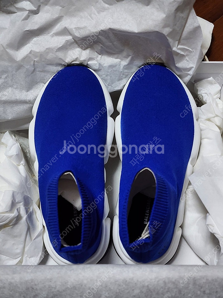 정품 발렌시아가 키즈 스피드러너 블루 29-30 새상품--6