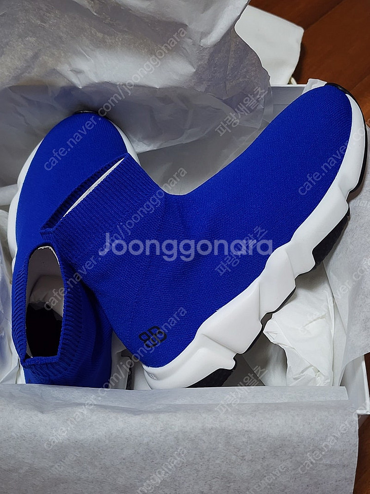 정품 발렌시아가 키즈 스피드러너 블루 29-30 새상품--7