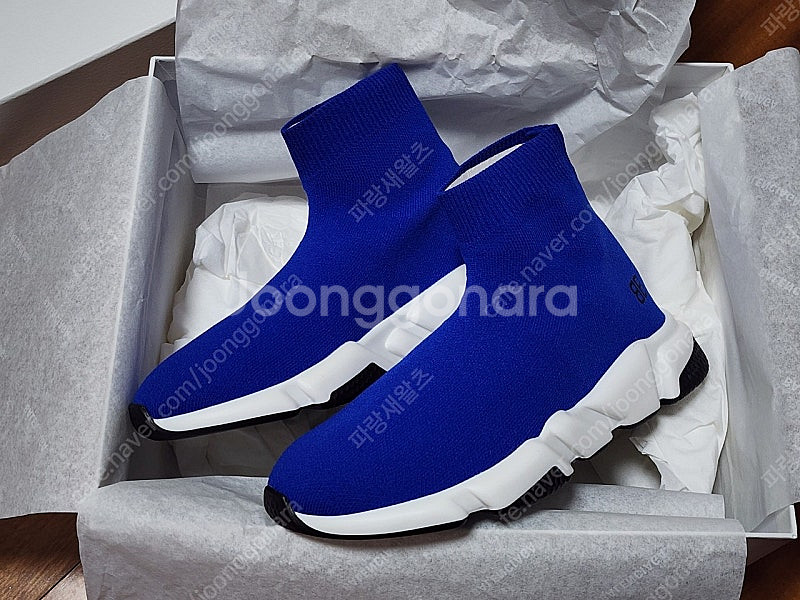 정품 발렌시아가 키즈 스피드러너 블루 29-30 새상품--8