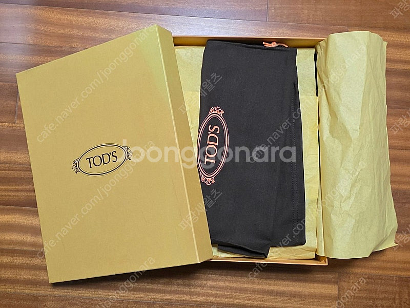 정품 Tods 토즈 곰마 레더 첼시 부츠 37 새상품--3