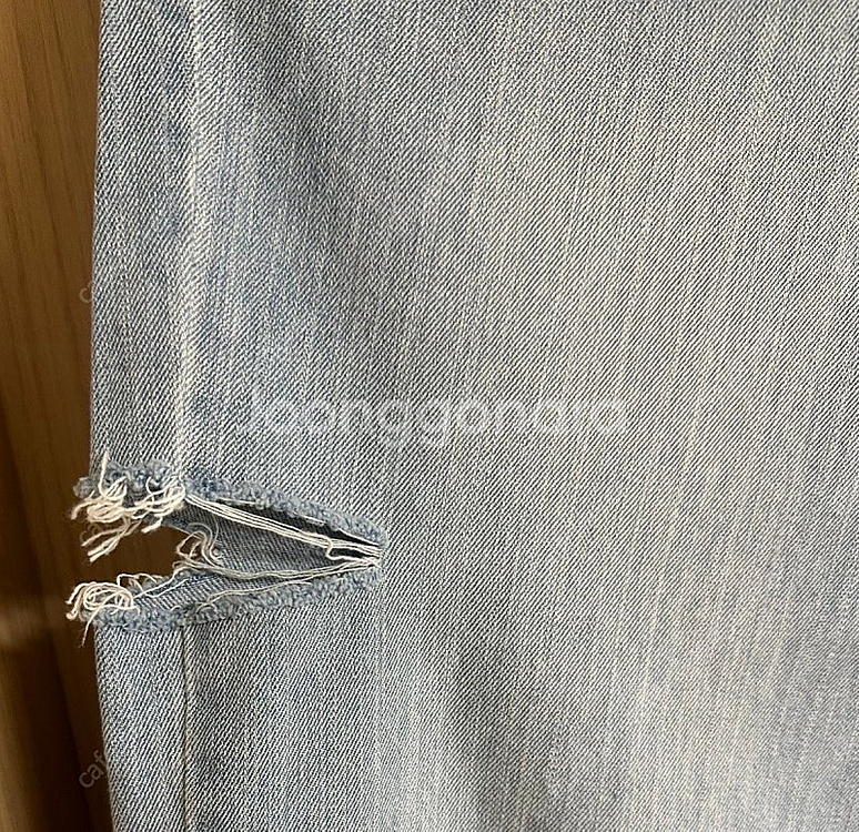 마지막가격 새상품 내수청바지 내수바지 블루아이스데님 여...--3