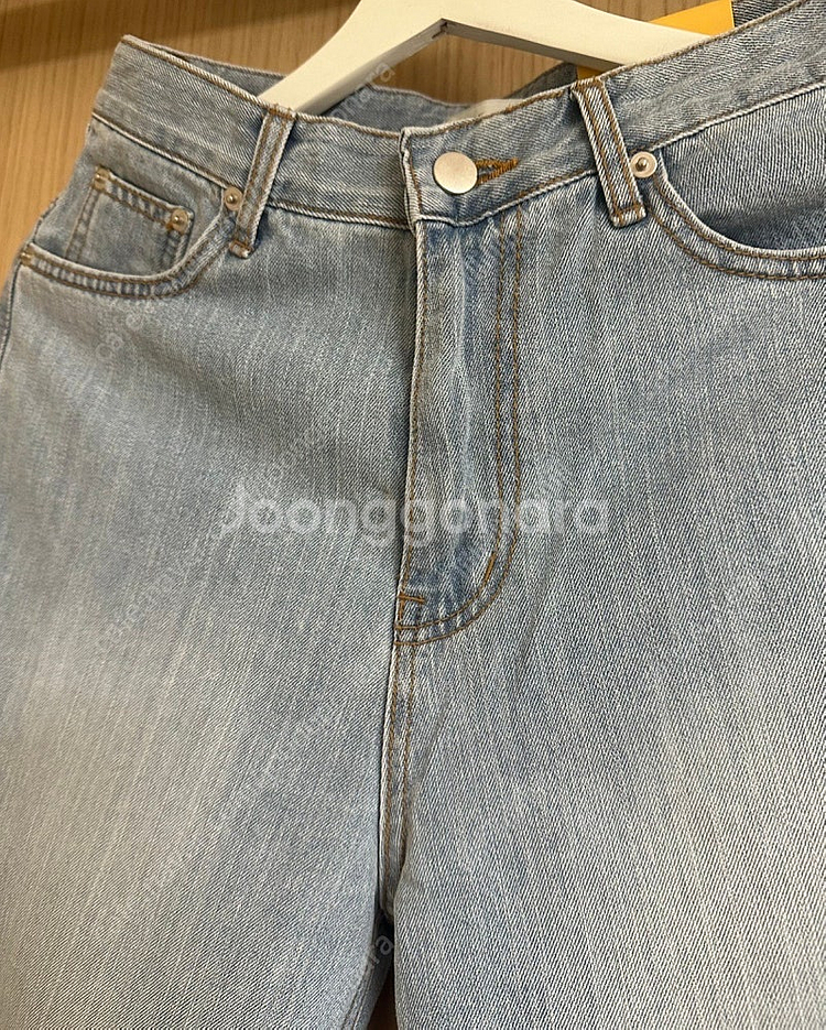 마지막가격 새상품 내수청바지 내수바지 블루아이스데님 여...--4