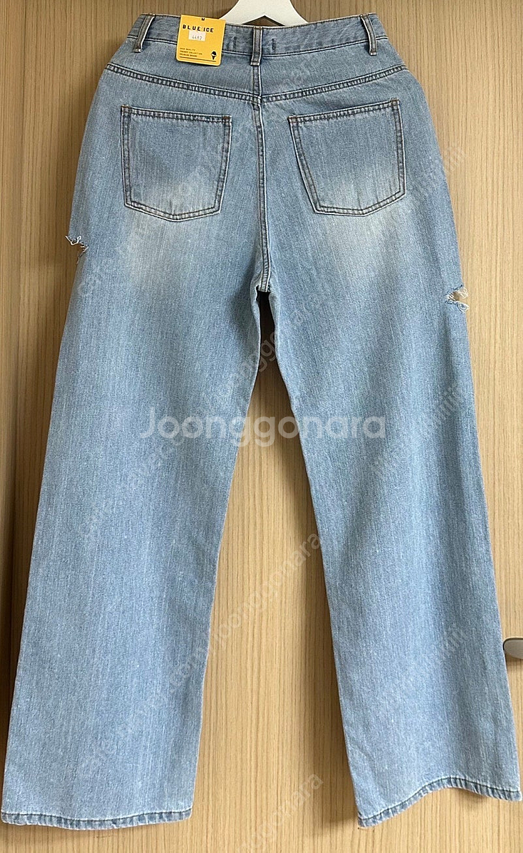 마지막가격 새상품 내수청바지 내수바지 블루아이스데님 여...--5
