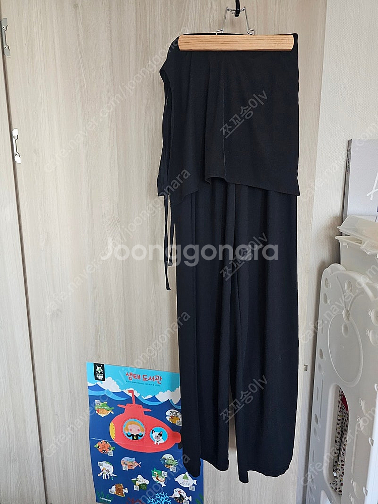 원로그 원트 썸머 젤리랩스커트&젤리팬츠 블랙팝니다--2