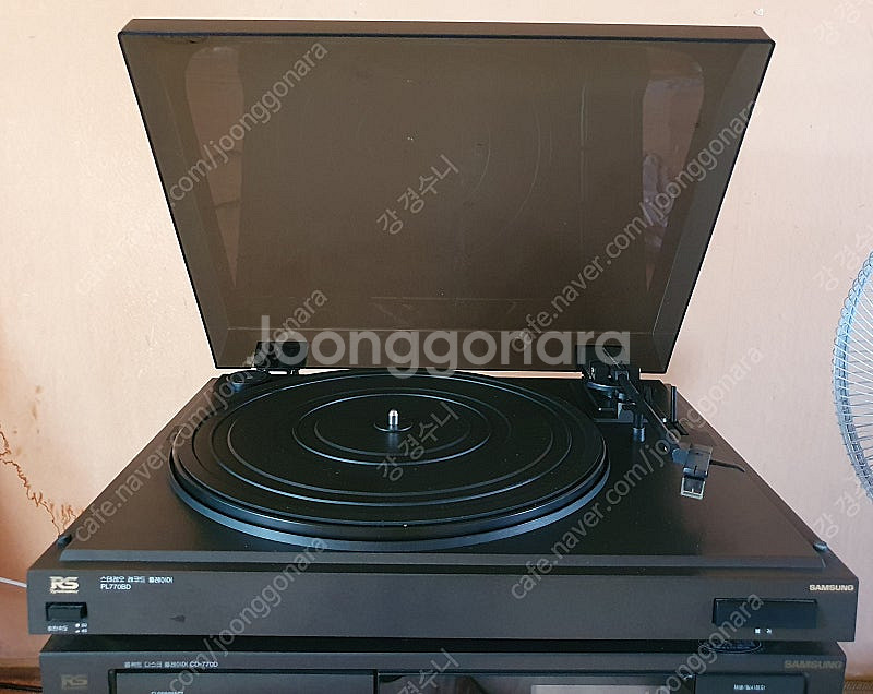 (교환원함)삼성 르네상스 턴테이블 과 cd플레이어.--2