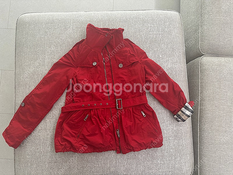 버버리 자켓 12y--0