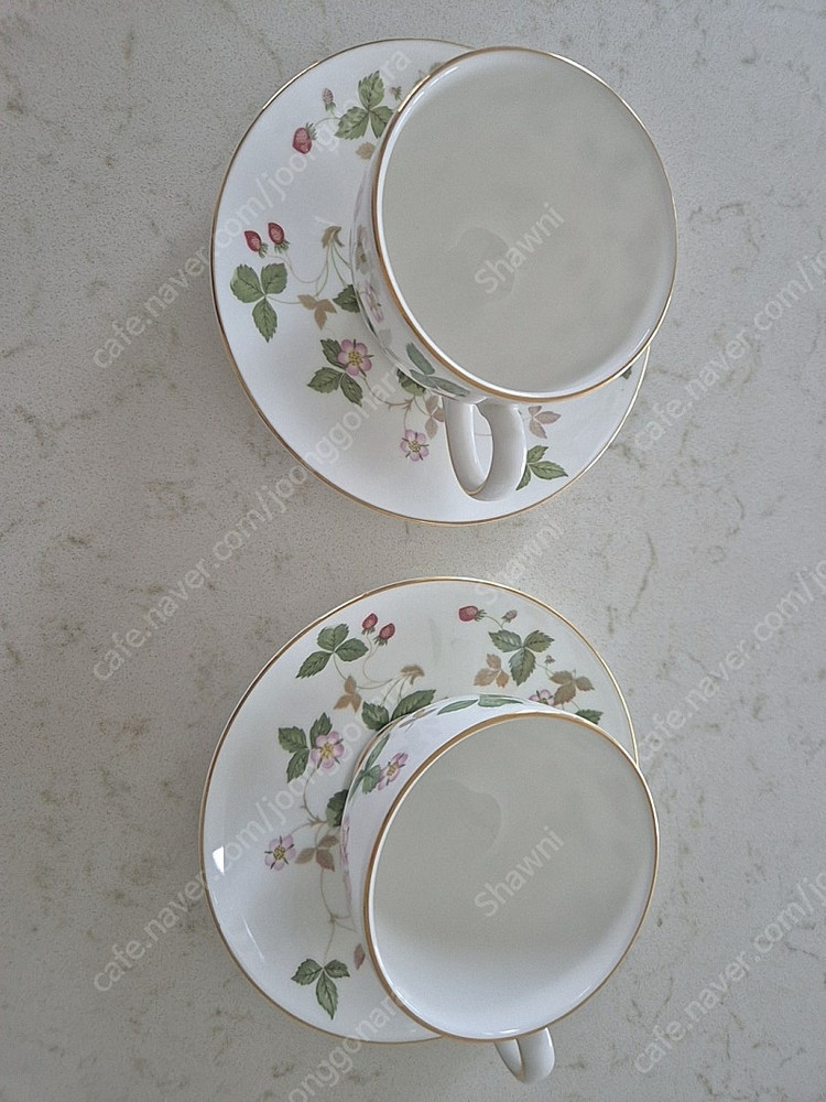 Wedgwood 웨지우드 와일드 스트로베리 홍차잔4p, H백화점정품할인 이미지