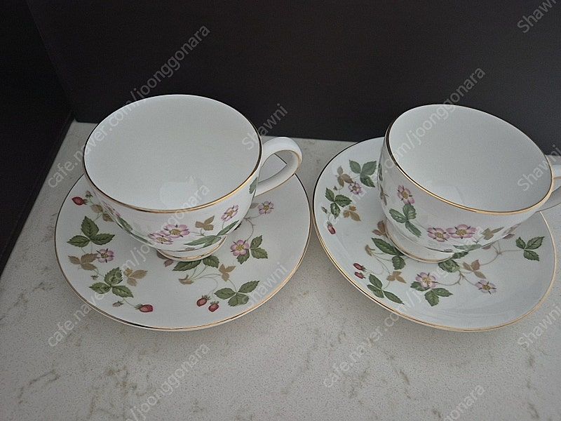 Wedgwood 웨지우드 와일드 스트로베리 홍차잔4p, H백화점정품할인 이미지