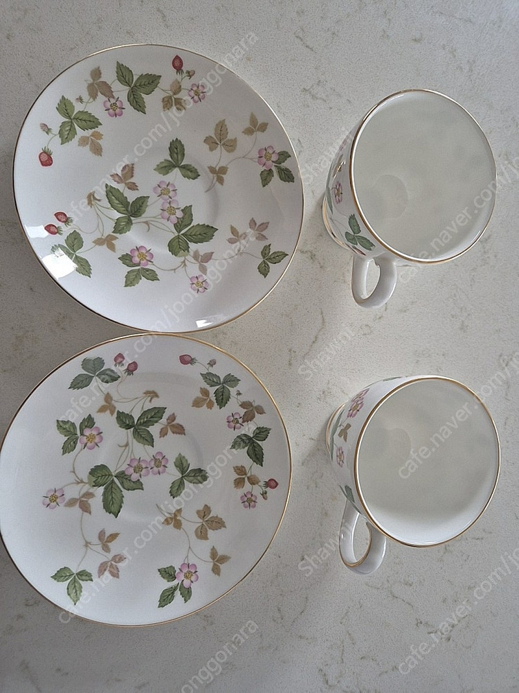 Wedgwood 웨지우드 와일드 스트로베리 홍차잔4p, H백화점정품할인 이미지