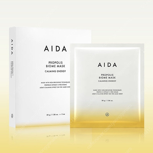 아이다 프로폴리스 바이옴 마스크팩 카밍에너지 1박스 진순이 진정팩