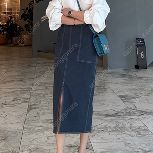 자스민케이 Stitch Slit Skirt 스티치 슬릿 스커트