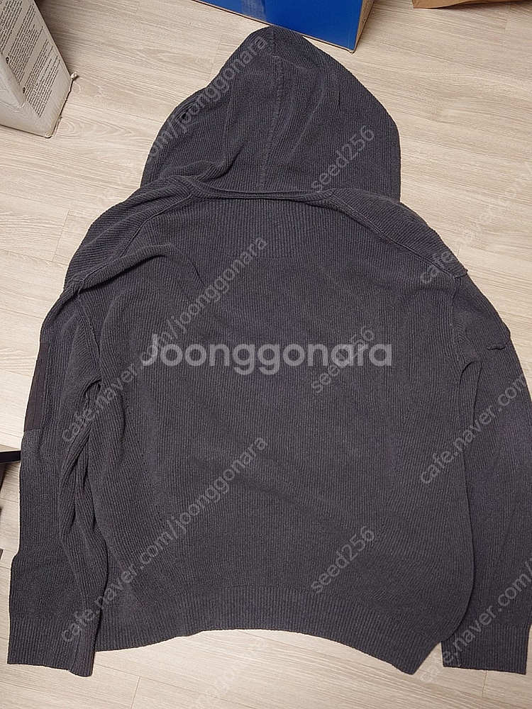 [M] 준지 다잉 니트 후드 집업 가디건 - 애쉬 23...--2