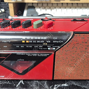 금성 카세트라디오 TMF-420B. 카세트레코더. 카세