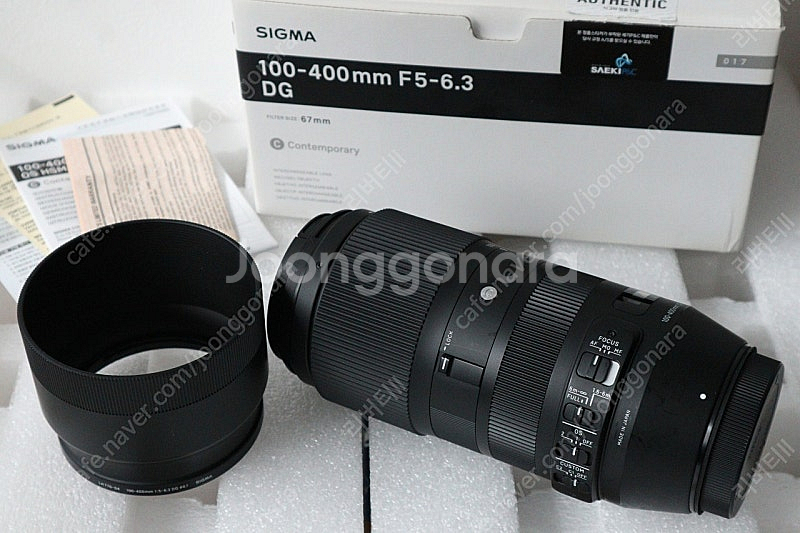 시그마 C 100-400 DG 캐논마운트 100-400mm--0
