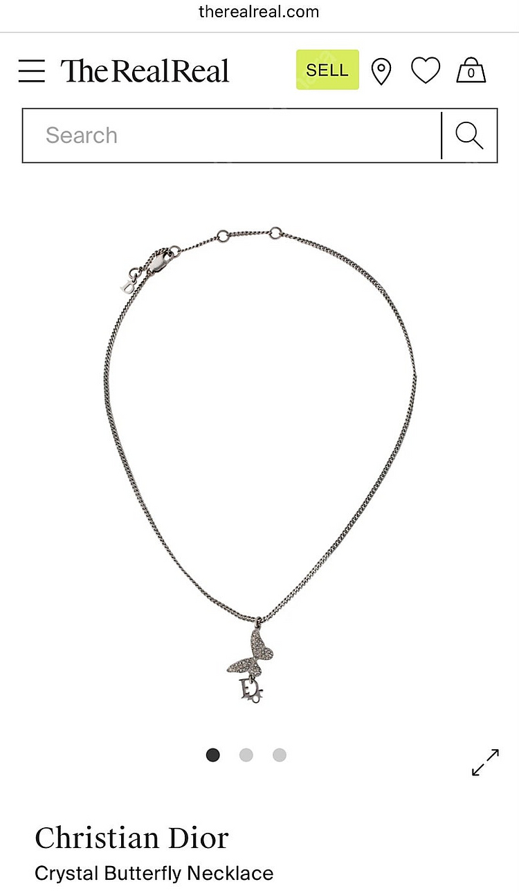 (할인) 빈티지 디올 목걸이 일본 빈티지샵--5