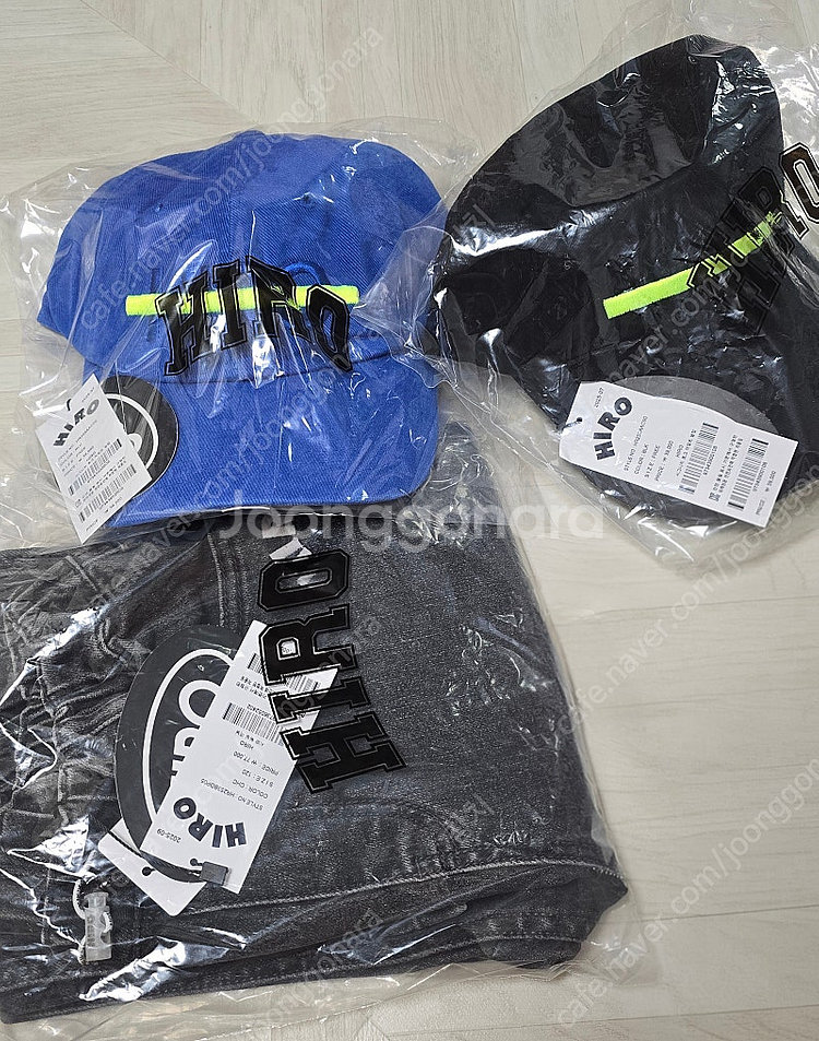 히로 7주년캡 어덜트 블랙/블루--0