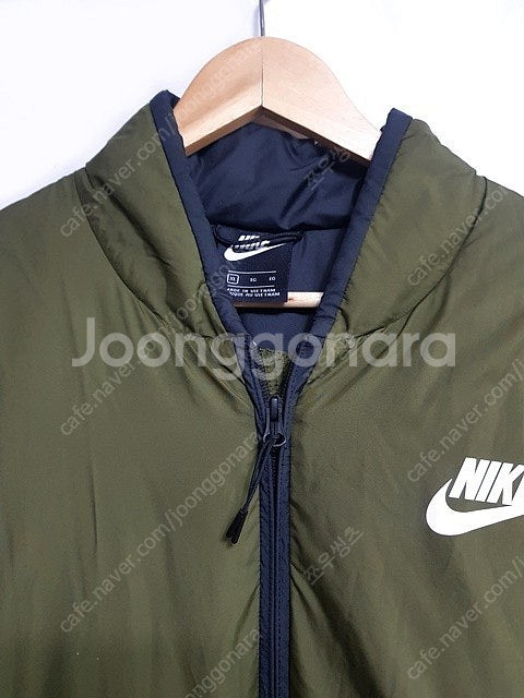 나이키 봄버 aj1020-355 카키 점퍼 스우시--2