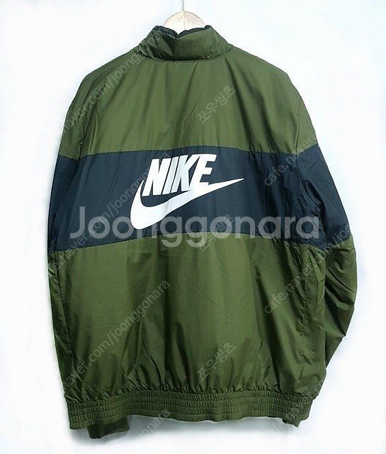 나이키 봄버 aj1020-355 카키 점퍼 스우시--3