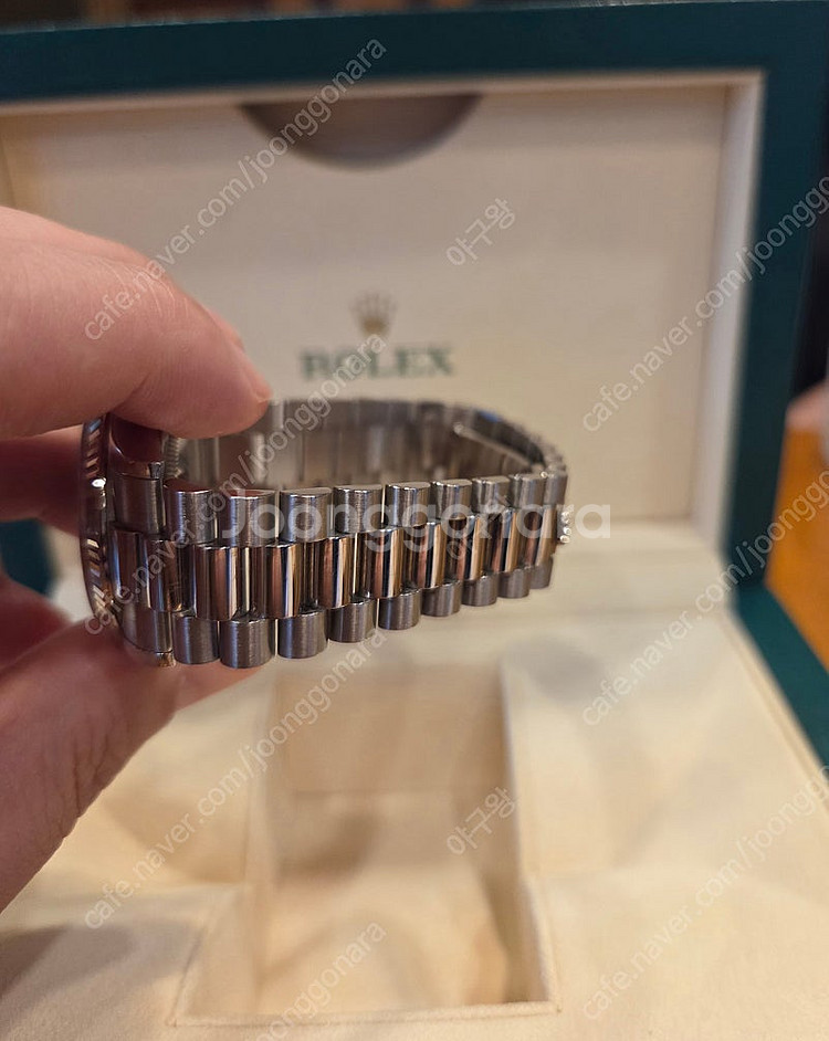 로렉스 데이데이트 118239화이트골드백금통36미리--3