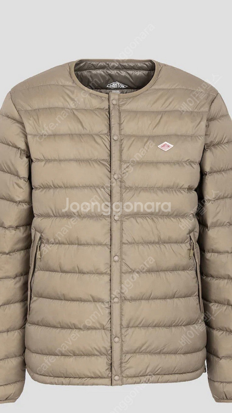 (새상품) 단톤 경량 다운 패딩 XL 샌드베이지--0