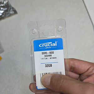 노트북용 램 32gb 마이크론 팝니다