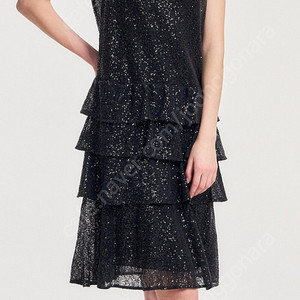 오브제 시퀸 프릴 원피스 새상품 절반가로 에눌