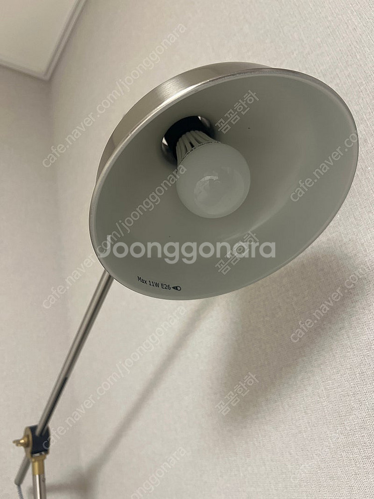 이케아 라나라프장스탠드 스탠드조명 장스탠드 실버--3