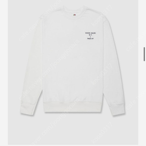 Urbanic30 Agos Muni Sweat Shirt (White-M) / 얼바닉30 아고스 무니 스웻 셔츠 (화이트-미듐)