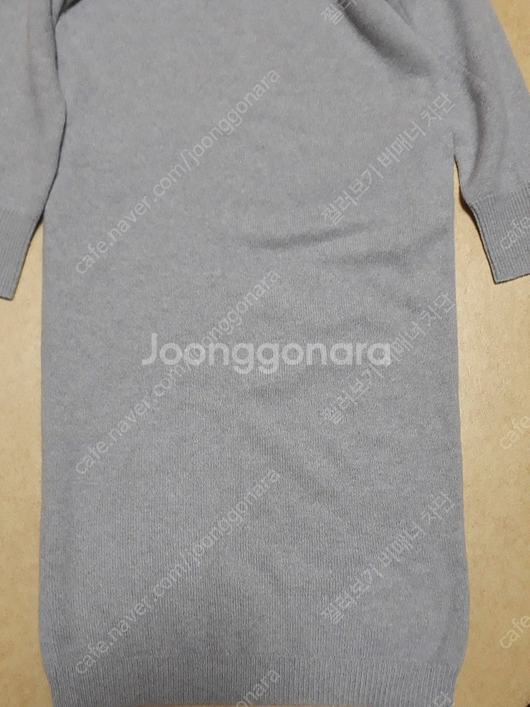 더캐시미어 캐시미어100 니트원피스S--5