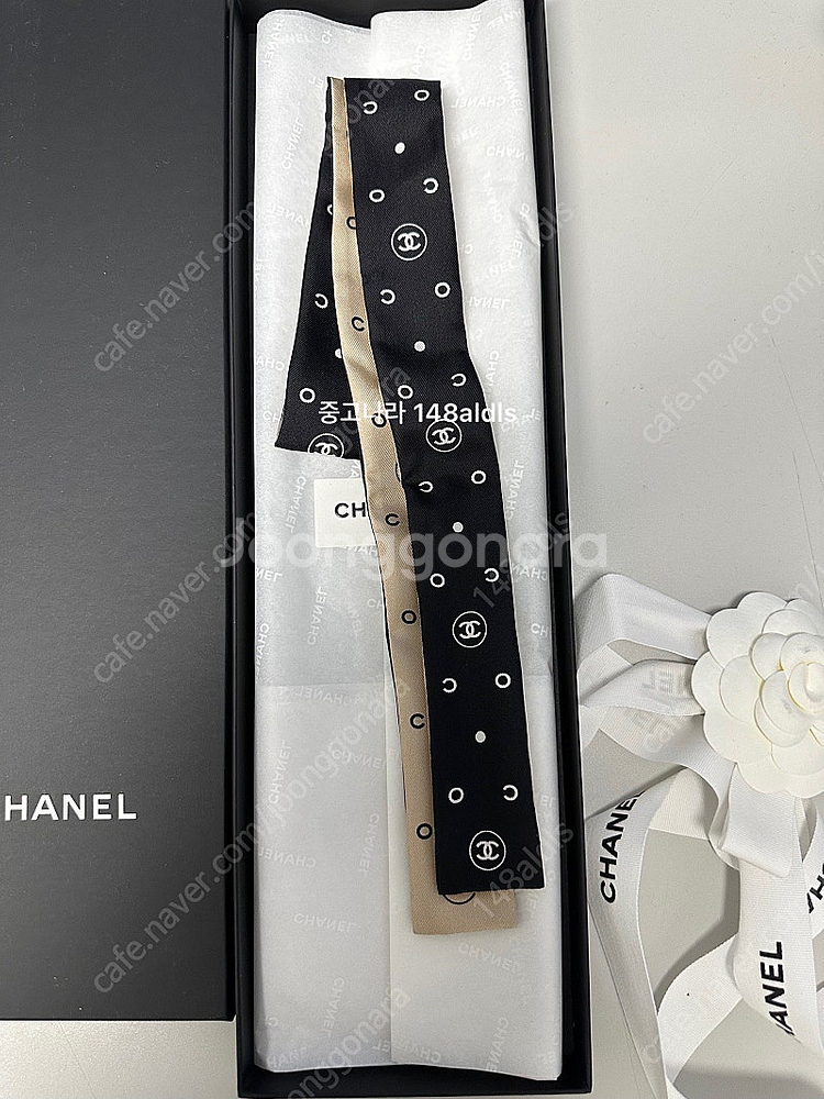 샤넬 트윌리 스카프 새상품--0