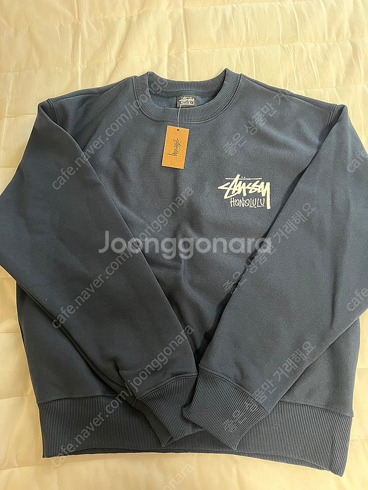 (택새상품/고급진네이비색) 스투시 호놀룰루 신상 네이비 맨투맨 S--1