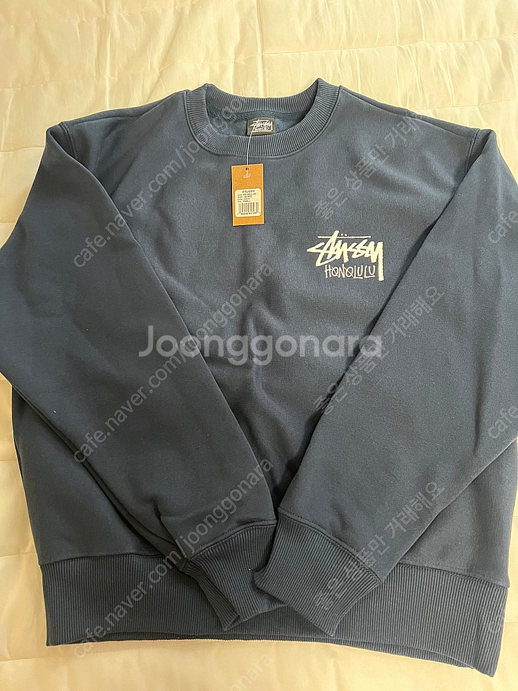 (택새상품/고급진네이비색) 스투시 호놀룰루 신상 네이비 맨투맨 S--2