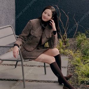 새상품 모우트 트위드 자켓+스커트 세트