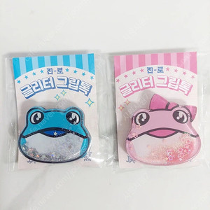 [핑크or파랑]진로두꺼비 글리터 그립톡 새상품