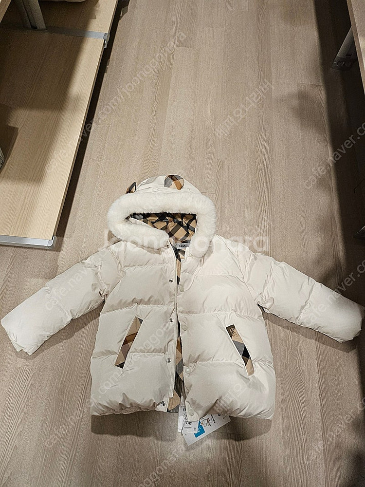 닥스베이비 오리털 곰돌이 패딩(새상품 90 120)--0