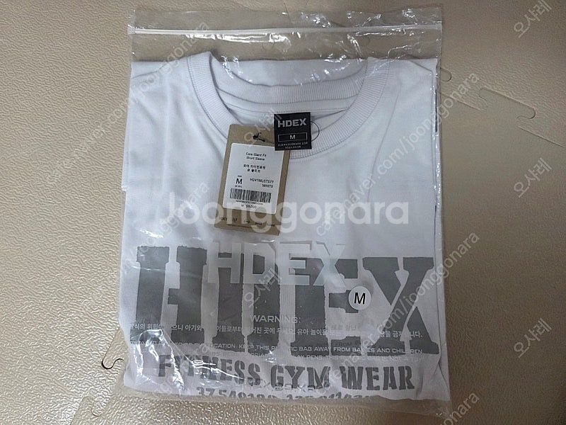 HDEX 자이언트핏 반팔티셔츠 3장 M사이즈 새제품--3