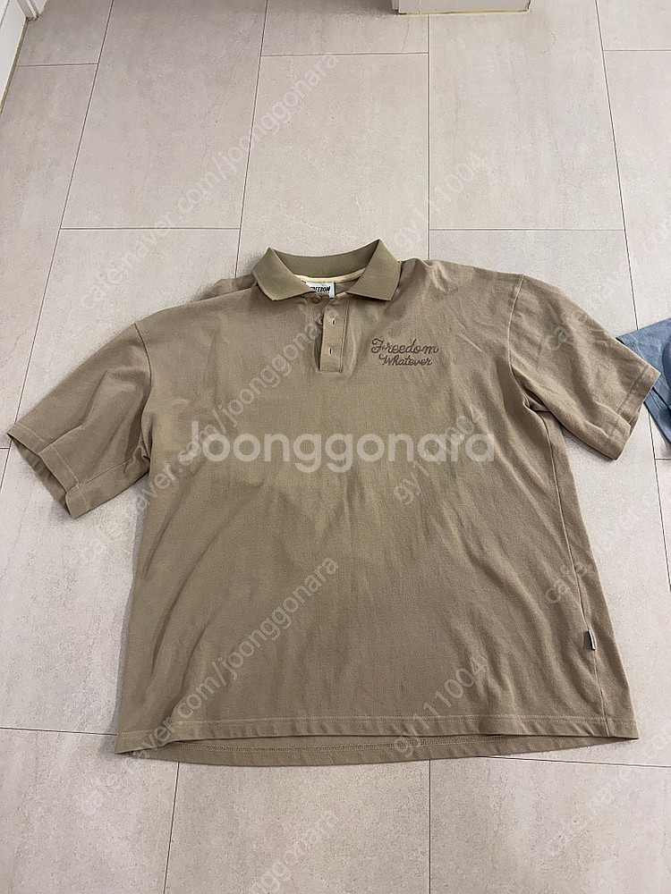 프리덤 로고 피케 셔츠 카라티 2장 일괄 택포 헬스의류 짐웨어 압도 본투윈 올라잇--0