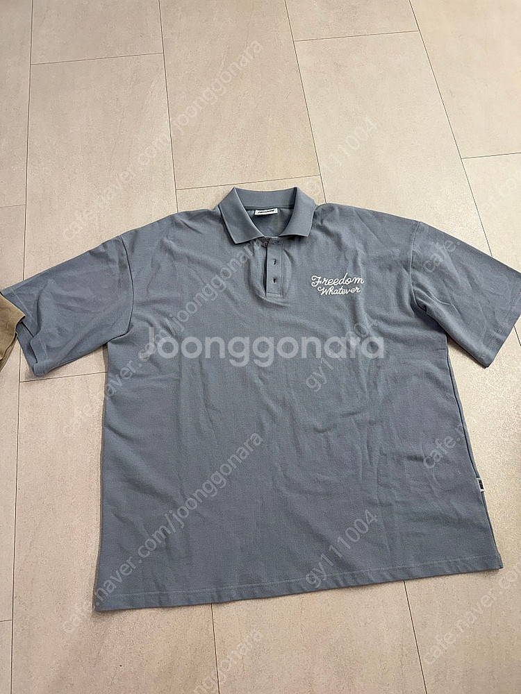 프리덤 로고 피케 셔츠 카라티 2장 일괄 택포 헬스의류 짐웨어 압도 본투윈 올라잇--1