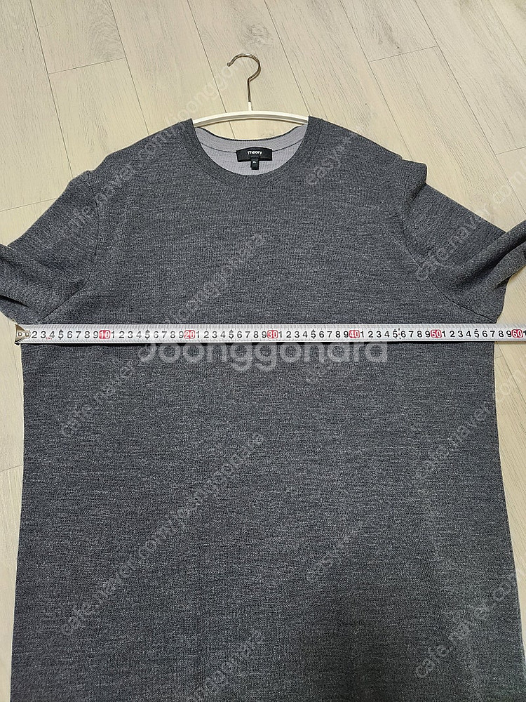 [XL]띠어리 21fw 더블페이스 니트 다크그레이/쿨그레이--6