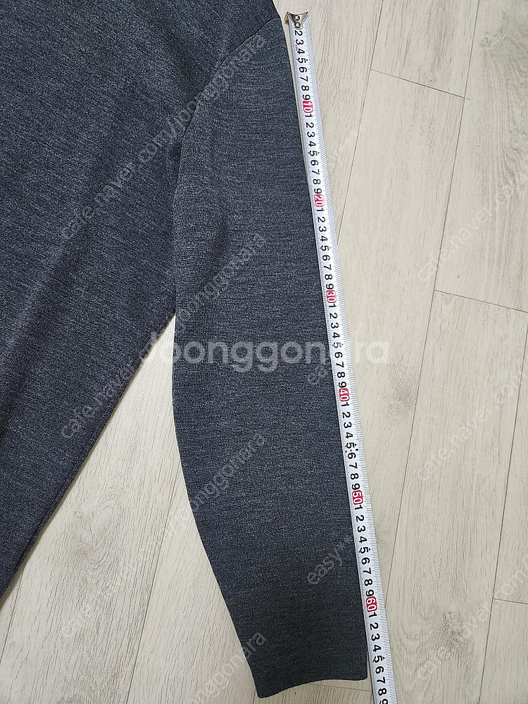 [XL]띠어리 21fw 더블페이스 니트 다크그레이/쿨그레이--8