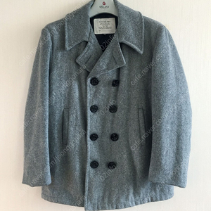 빈티지 미해군 오마주 멜란지 그레이 10버튼 울 피코트(Made in USA) [40](100~105)