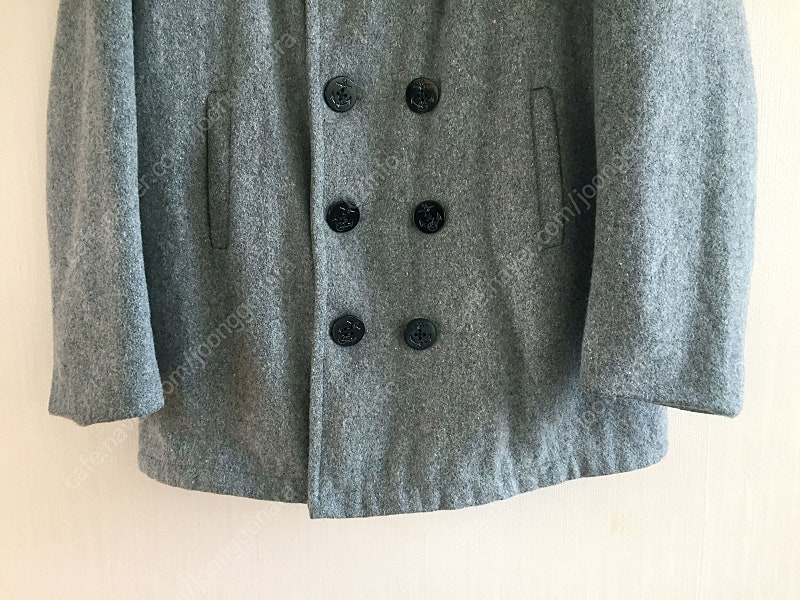 빈티지 미해군 오마주 멜란지 그레이 10버튼 울 피코트(Made in USA) [40](100~105) 이미지