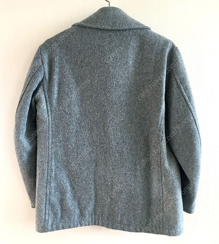 빈티지 미해군 오마주 멜란지 그레이 10버튼 울 피코트(Made in USA) [40](100~105) 이미지