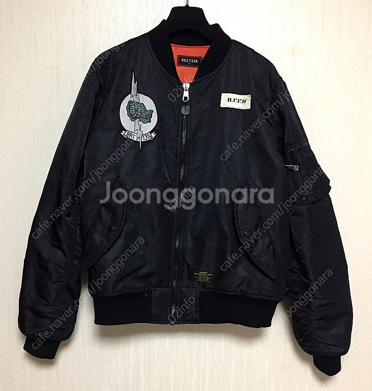 [BRATSON] 브랫슨 점퍼(항공점퍼) SWAMP MA-1 JACKET BLACK [M]--1